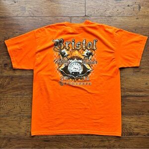 Nascar Bristol 2012 Tennessee Rolling Thunder Motorcycles XL Orange